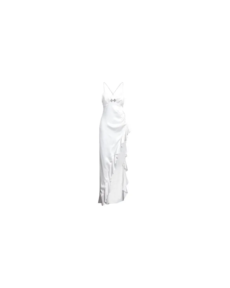 Alessandra Rich KLEIDER - Maxi-Kleiderauf YOOX.COM Weiß