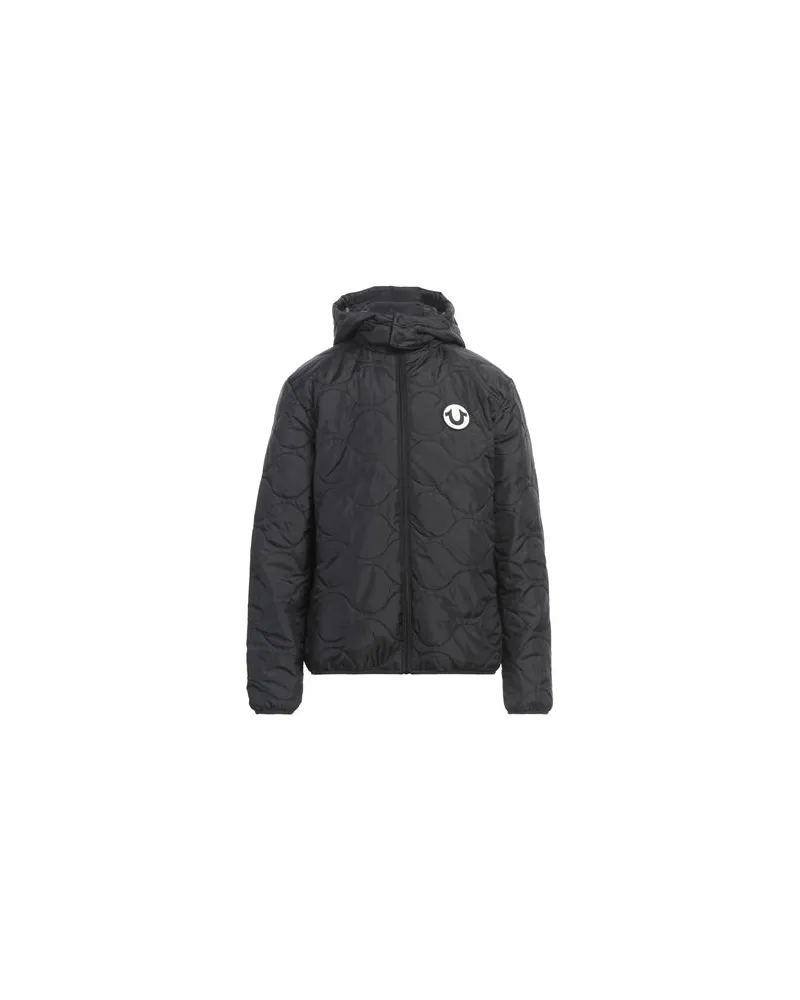 True Religion JACKEN & MÄNTEL - Pufferjacken & Daunenjackenauf YOOX.COM Schwarz
