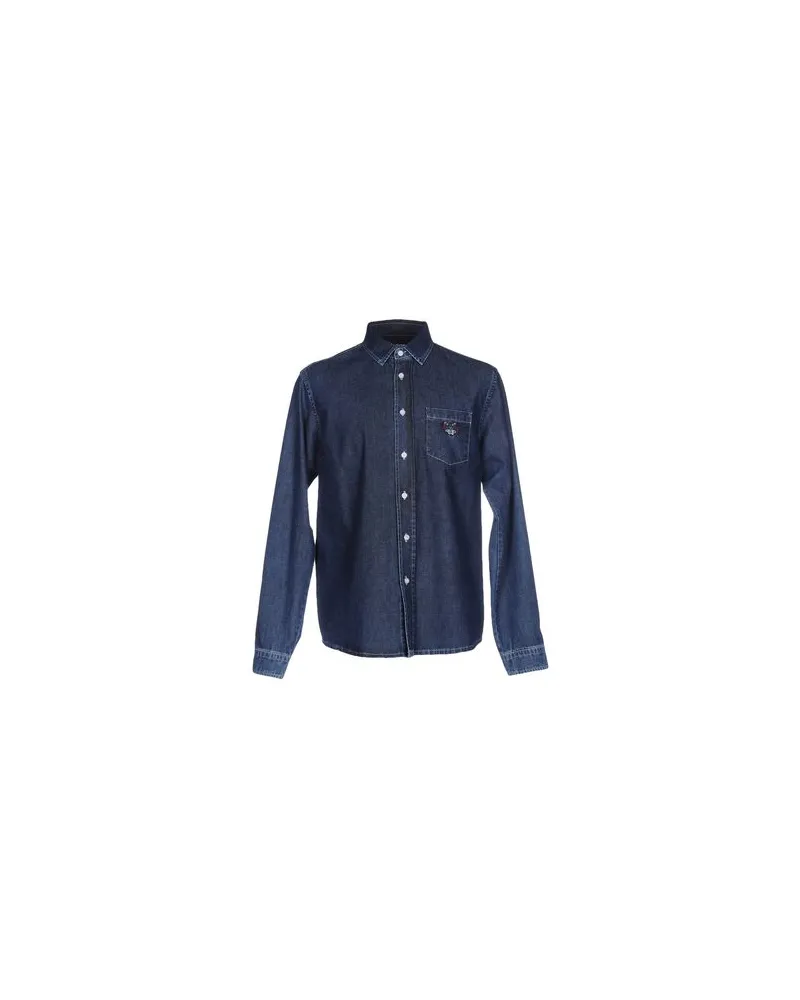 Kenzo TOPS - Jeanshemdenauf YOOX.COM Blau