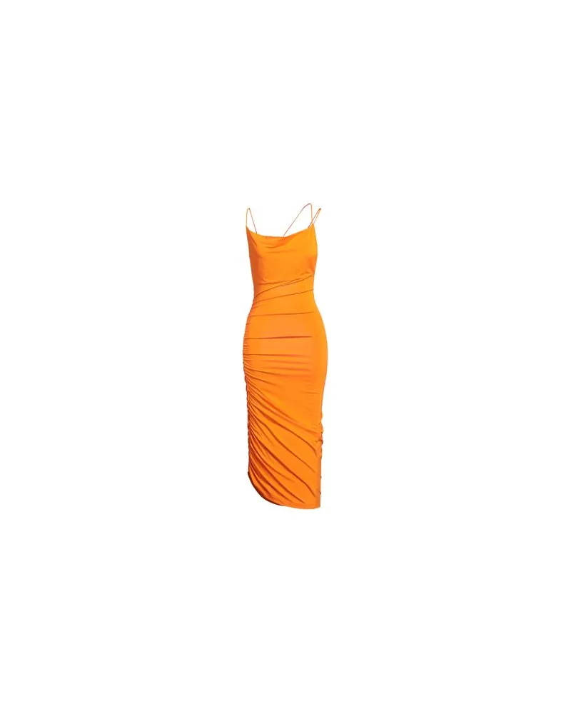 ANDAMANE KLEIDER - Midi-Kleiderauf YOOX.COM Orange