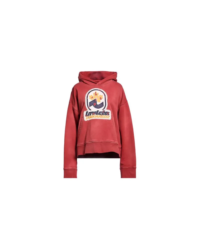 Dsquared2 TOPS - Sweatshirtsauf YOOX.COM Ziegelrot