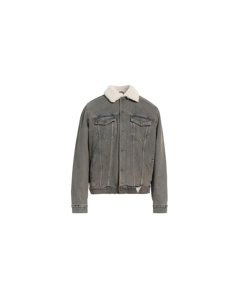 Guess JACKEN & MÄNTEL - Jeansjacken/Mäntelauf YOOX.COM Blau