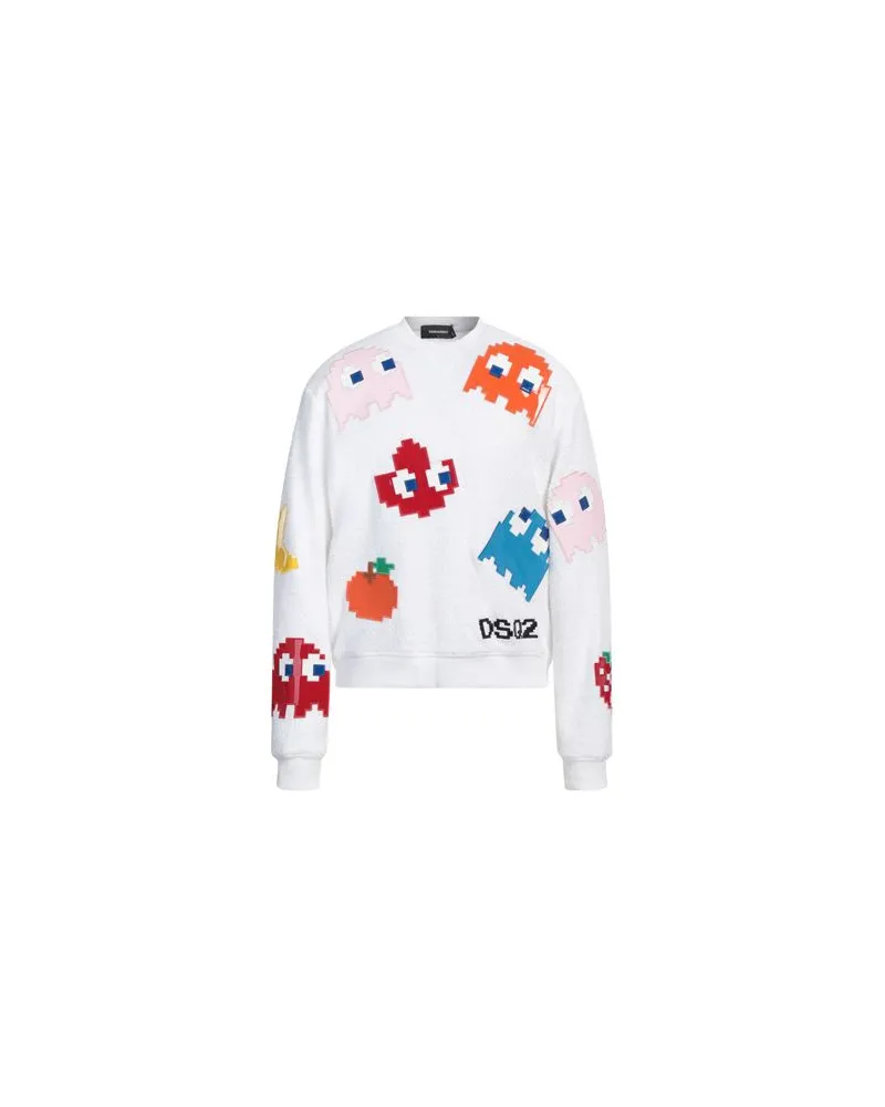 Dsquared2 TOPS - Sweatshirtsauf YOOX.COM Weiß
