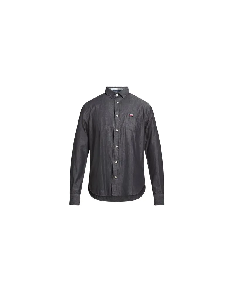 Gant TOPS - Jeanshemdenauf YOOX.COM Schwarz