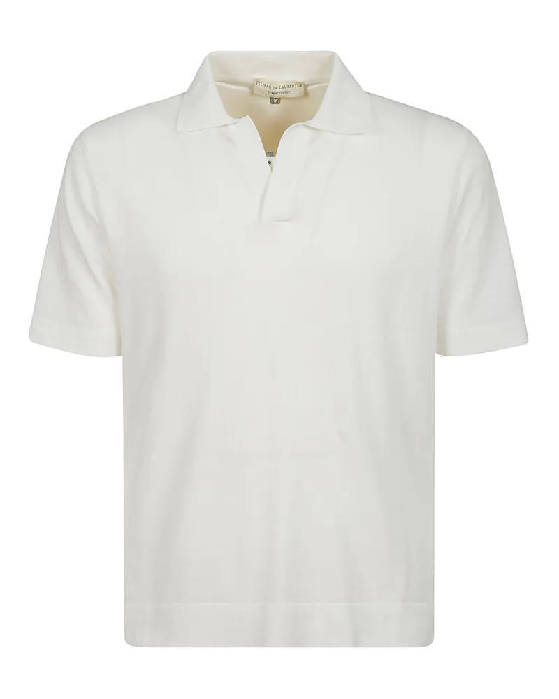 Filippo de Laurentiis Poloshirt Weiß