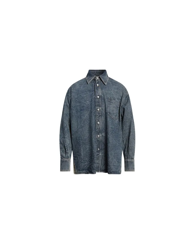 Maison Margiela TOPS - Jeanshemdenauf YOOX.COM Blau