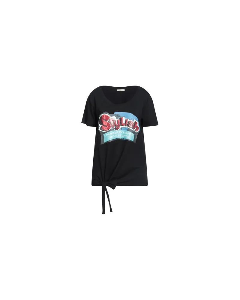 Fracomina TOPS - T-shirtsauf YOOX.COM Schwarz