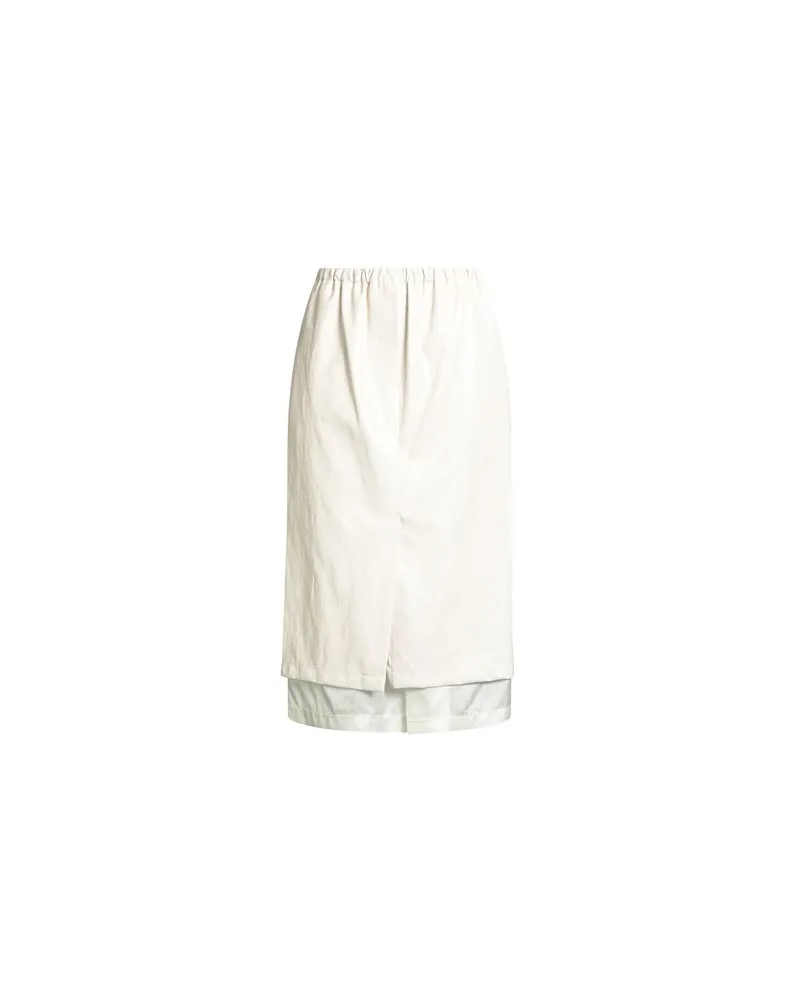TER ET BANTINE HOSEN & RÖCKE - Midi-Röckeauf YOOX.COM Cremeweiß