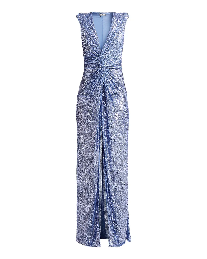 Elisabetta Franchi Maxi-Kleid Himmelblau