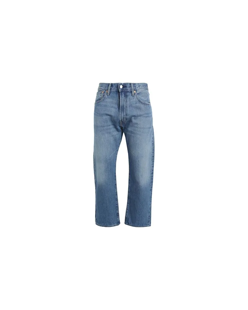 Levi's 551Z STRAIGHT CROP MED INDIGO - WORN IN  - HOSEN & RÖCKE - Jeanshosenauf YOOX.COM Blau