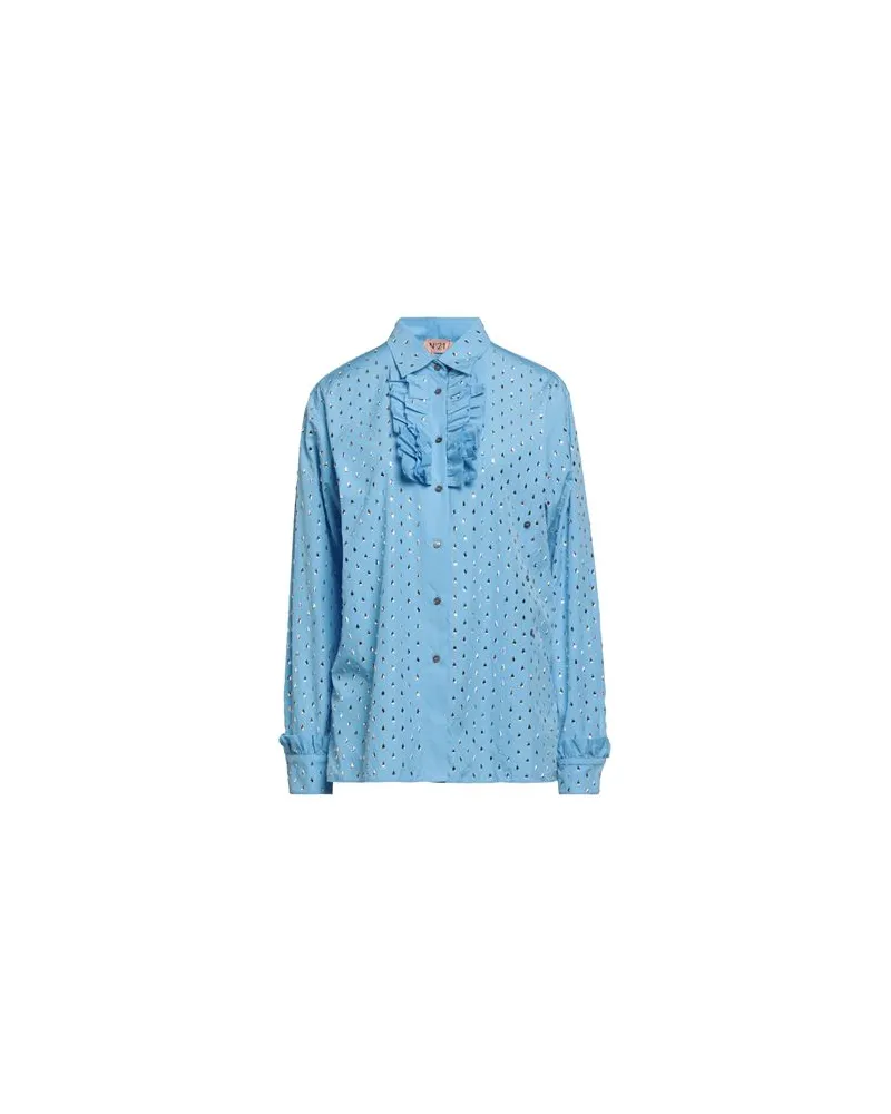 N° 21 TOPS - Hemdenauf YOOX.COM Hellblau