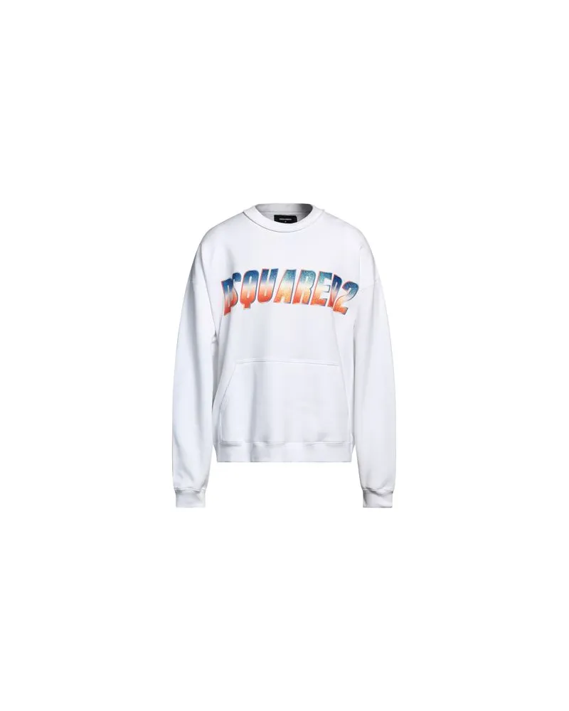 Dsquared2 TOPS - Sweatshirtsauf YOOX.COM Weiß