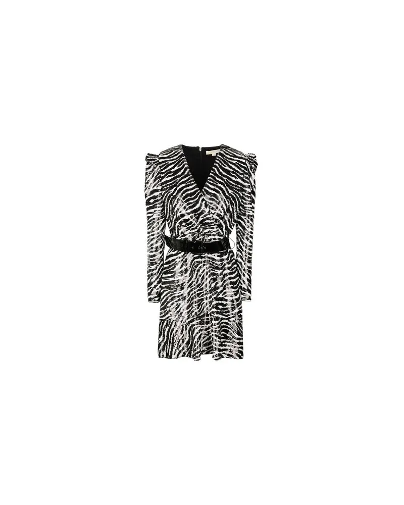 Michael Kors BENGAL LS SEQUIN DRESS - KLEIDER - Mini-Kleiderauf YOOX.COM Weiß