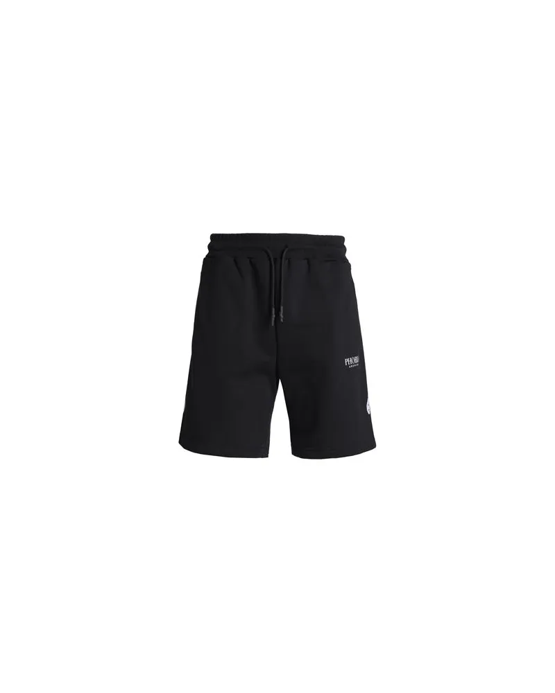 Phobia Archive SHORTS WITH PURPLE SKELETON   - HOSEN & RÖCKE - Shorts & Bermudashortsauf YOOX.COM Schwarz