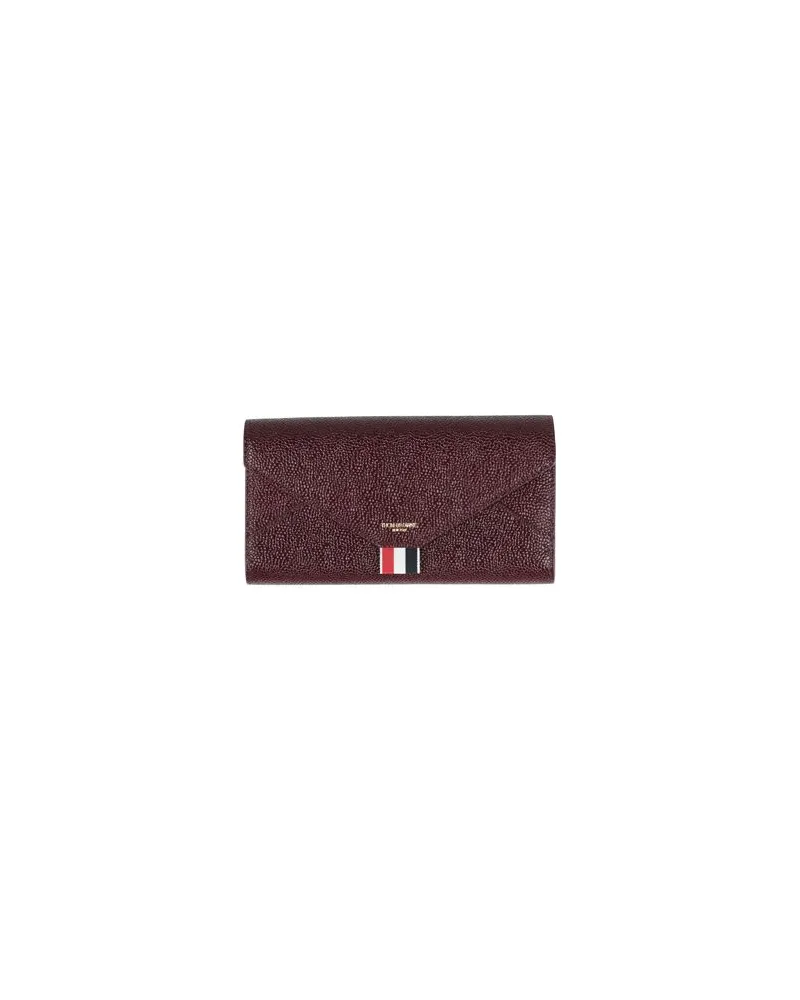 Thom Browne Kleinlederwaren - Brieftaschenauf YOOX.COM Bordeaux