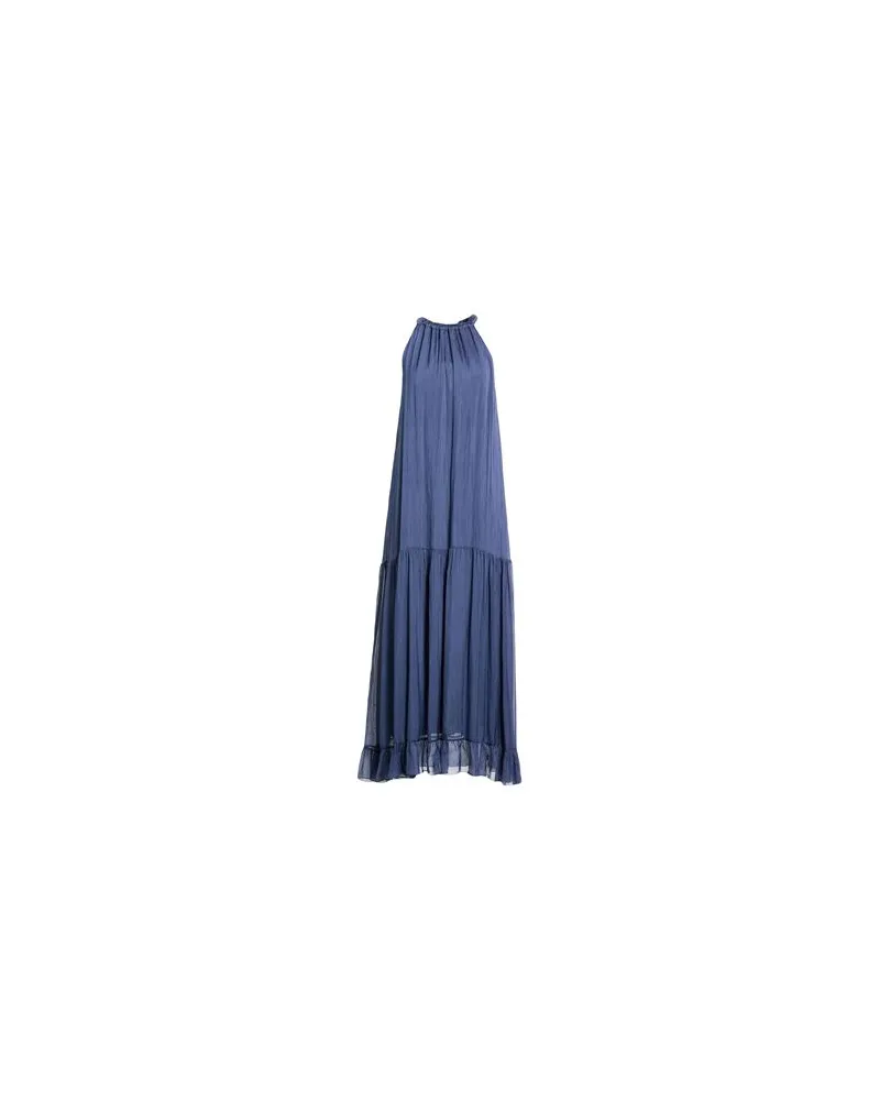 Kaos KLEIDER - Maxi-Kleiderauf YOOX.COM Marineblau
