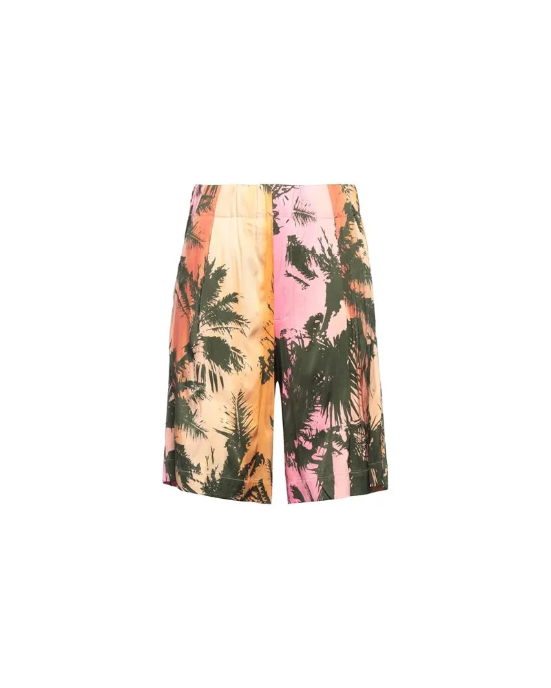 Laneus HOSEN & RÖCKE - Shorts & Bermudashortsauf YOOX.COM Dunkelgrün