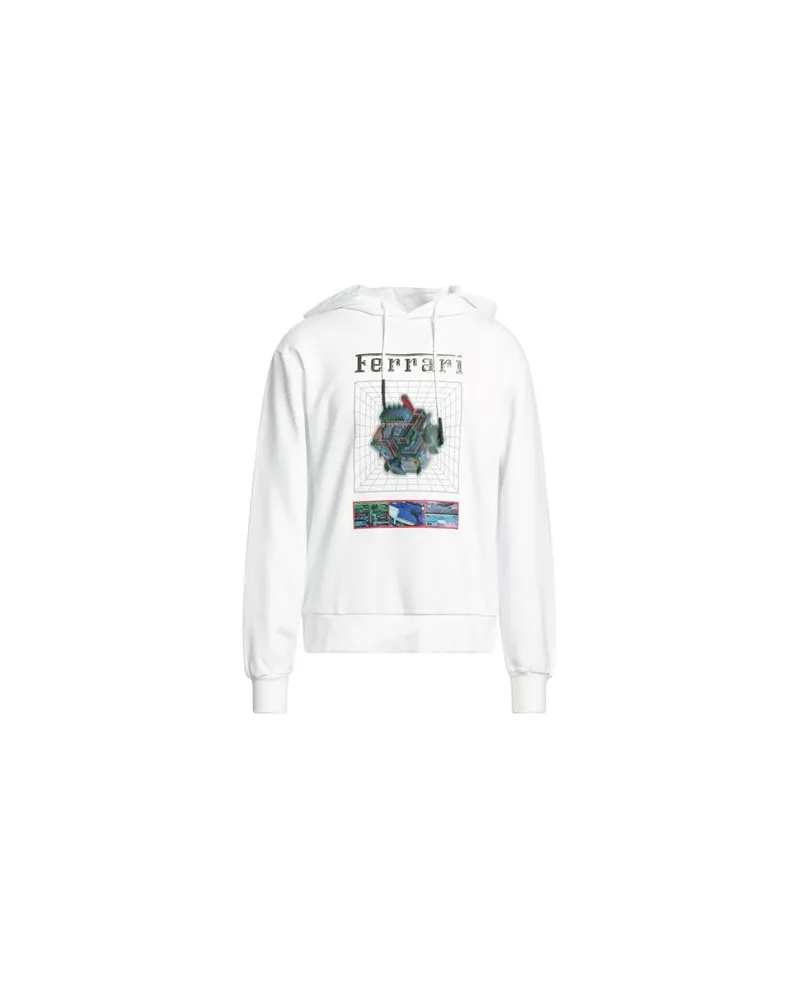 Ferrari TOPS - Sweatshirtsauf YOOX.COM Weiß