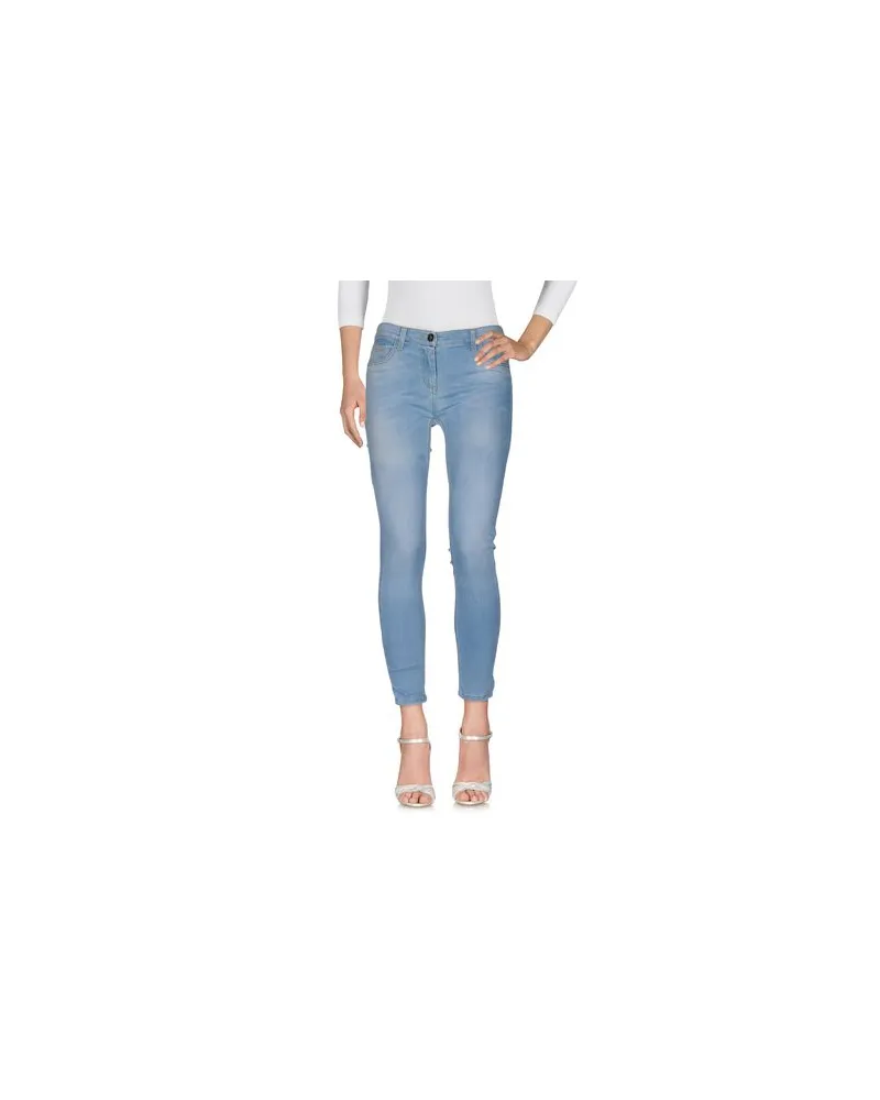 Elisabetta Franchi HOSEN & RÖCKE - Jeanshosenauf YOOX.COM Blau