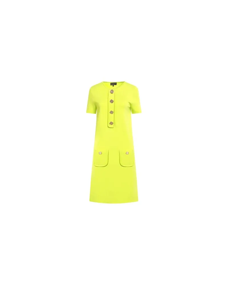 Luisa Spagnoli KLEIDER - Mini-Kleiderauf YOOX.COM Limettengrün