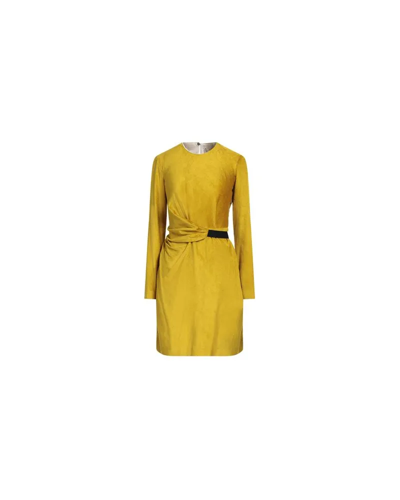TELA KLEIDER - Mini-Kleiderauf YOOX.COM Senf