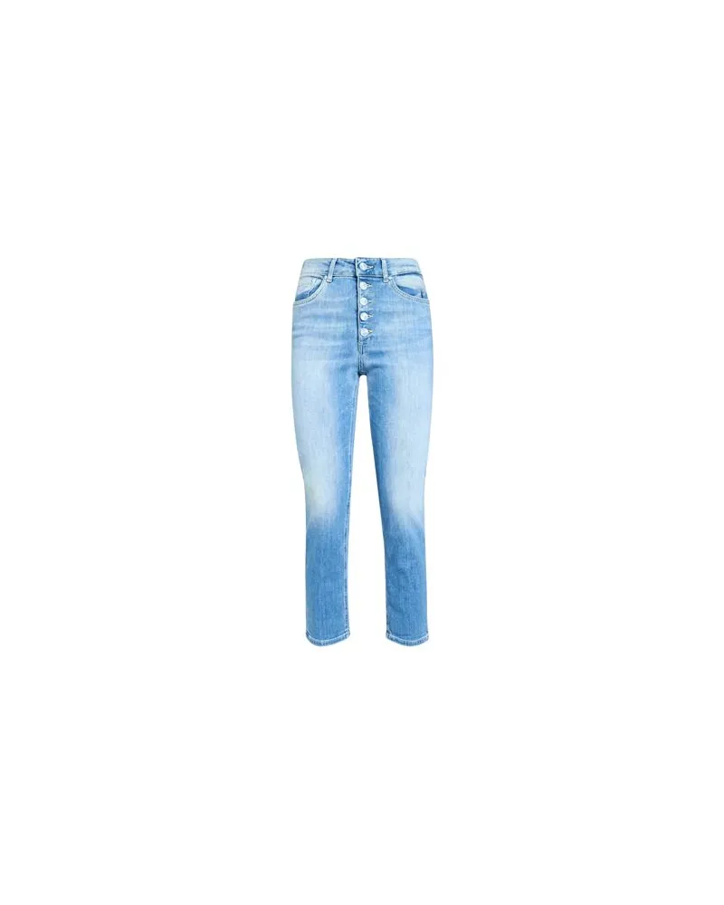 Dondup HOSEN & RÖCKE - Jeanshosenauf YOOX.COM Blau