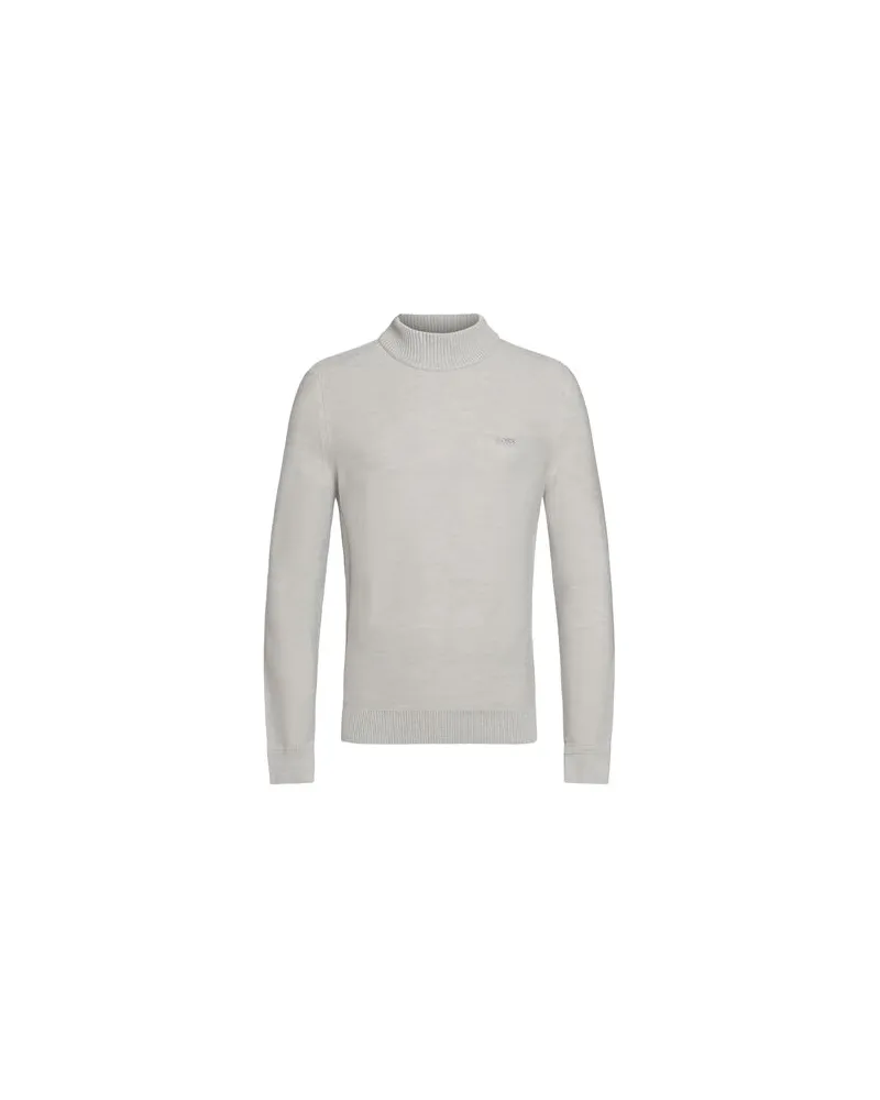 HUGO BOSS STRICKWAREN - Rollkragenpulloverauf YOOX.COM Grau