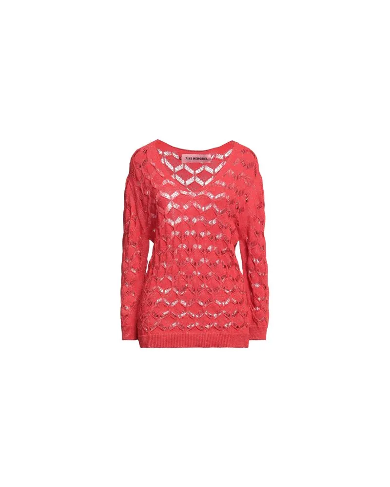 Pink Memories STRICKWAREN - Pulloverauf YOOX.COM Rot