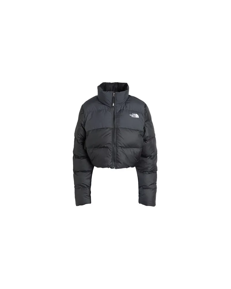 The North Face W CROPPED SAIKURU  - JACKEN & MÄNTEL - Pufferjacken & Daunenjackenauf YOOX.COM Schwarz