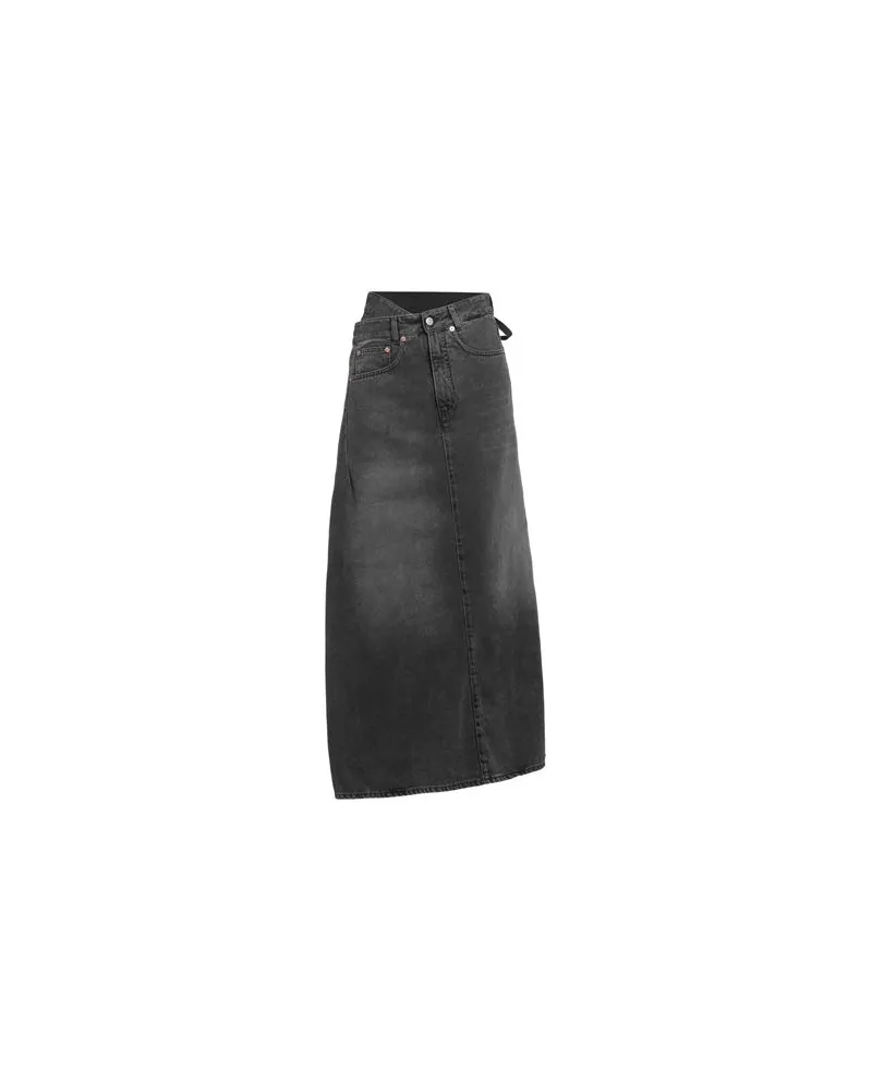 Maison Margiela HOSEN & RÖCKE - Jeansröckeauf YOOX.COM Schwarz