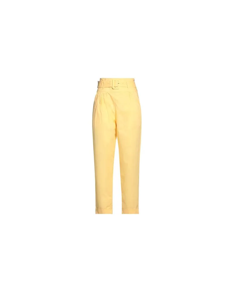 Patrizia Pepe HOSEN & RÖCKE - Hosenauf YOOX.COM Gelb