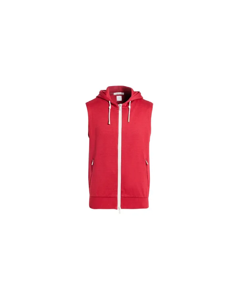 Eleventy TOPS - Sweatshirtsauf YOOX.COM Ziegelrot