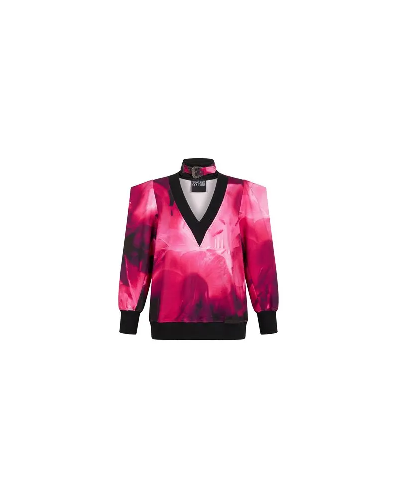 Versace Jeans TOPS - Sweatshirtsauf YOOX.COM Magenta
