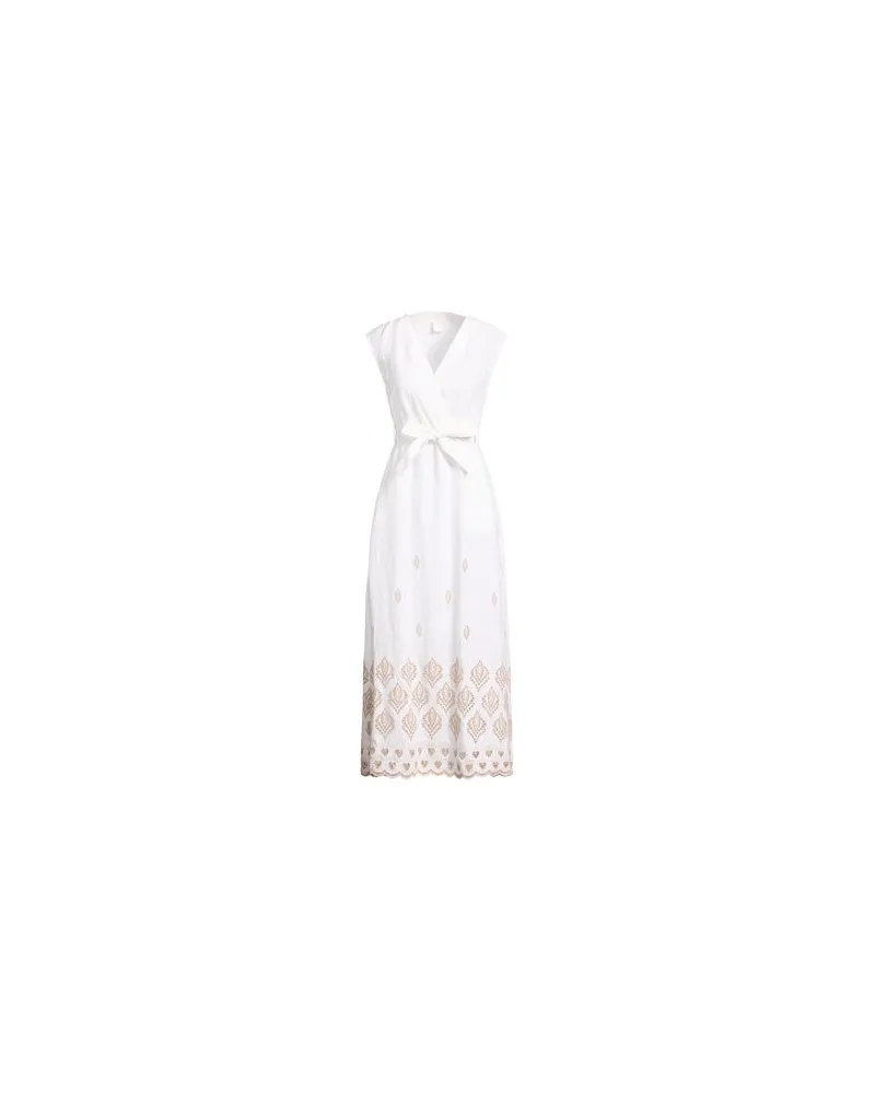 Eleventy KLEIDER - Maxi-Kleiderauf YOOX.COM Weiß