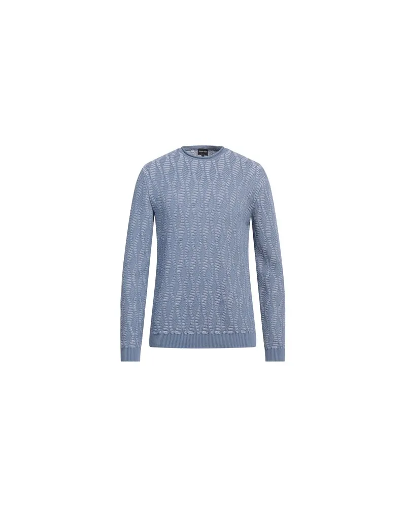 Giorgio Armani STRICKWAREN - Pulloverauf YOOX.COM Blaugrau
