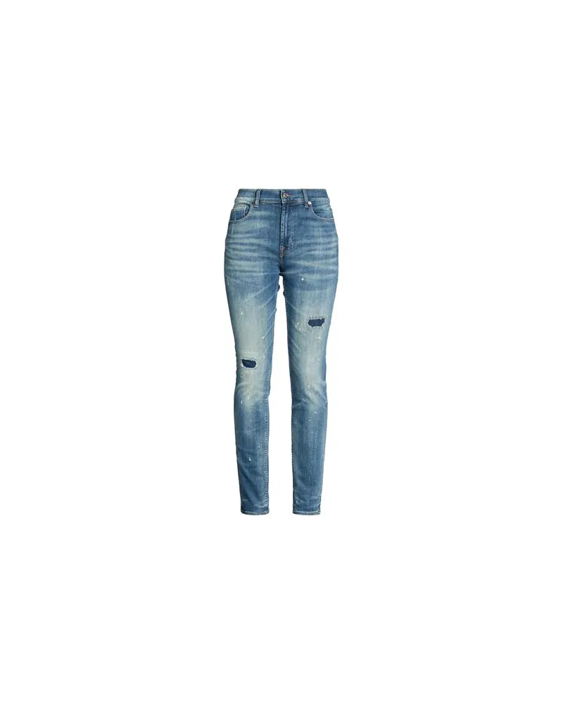 7 for all mankind HOSEN & RÖCKE - Jeanshosenauf YOOX.COM Blau