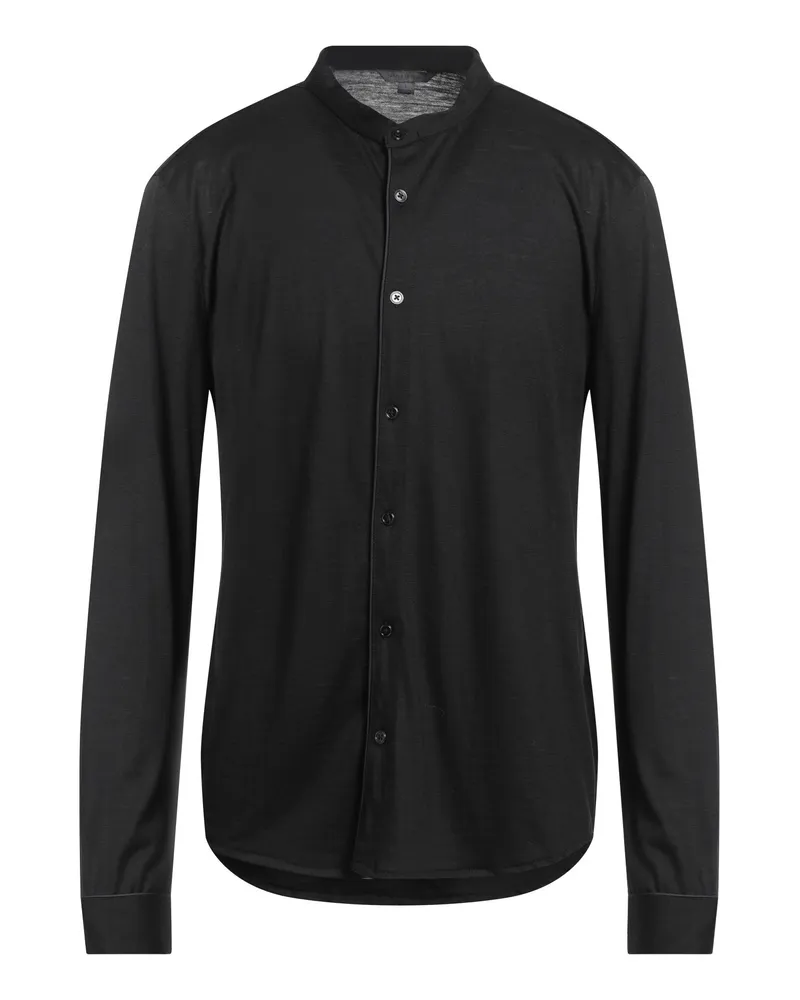 John Varvatos Hemd Schwarz