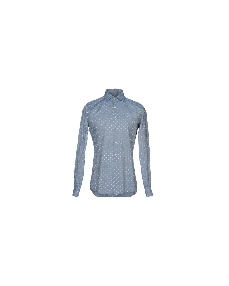 Glanshirt TOPS - Hemdenauf YOOX.COM Taubenblau