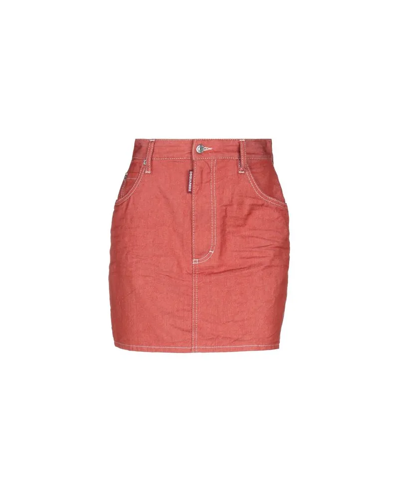 Dsquared2 HOSEN & RÖCKE - Jeansröckeauf YOOX.COM Rostrot