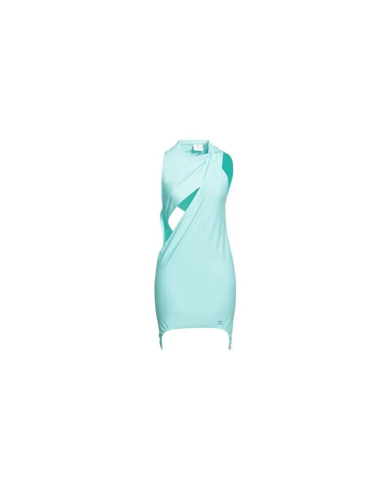 Courrèges KLEIDER - Mini-Kleiderauf YOOX.COM Tūrkis