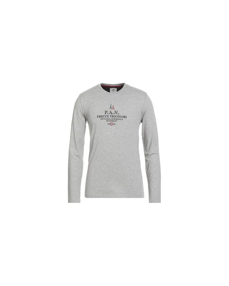 Aeronautica Militare TOPS - T-shirtsauf YOOX.COM Hellgrau