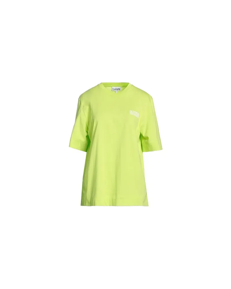 Ganni TOPS - T-shirtsauf YOOX.COM Limettengrün