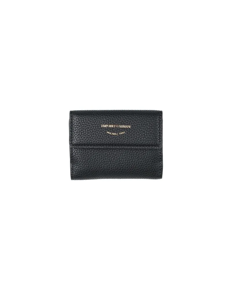 Emporio Armani Kleinlederwaren - Brieftaschenauf YOOX.COM Schwarz