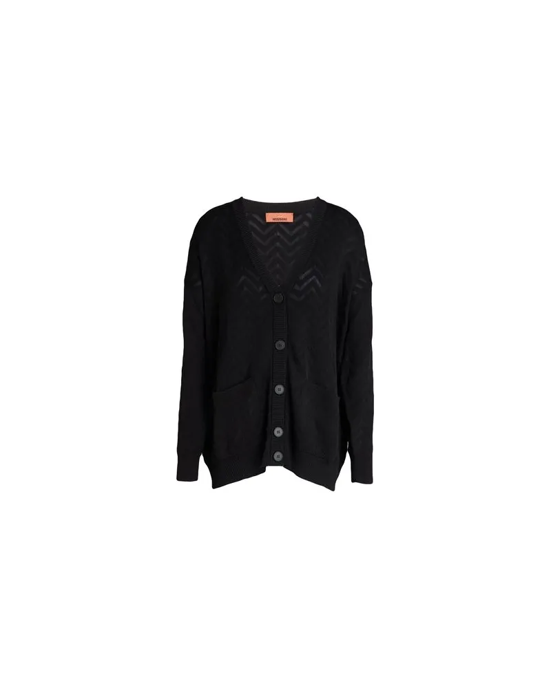 Missoni STRICKWAREN - Strickjackenauf YOOX.COM Schwarz