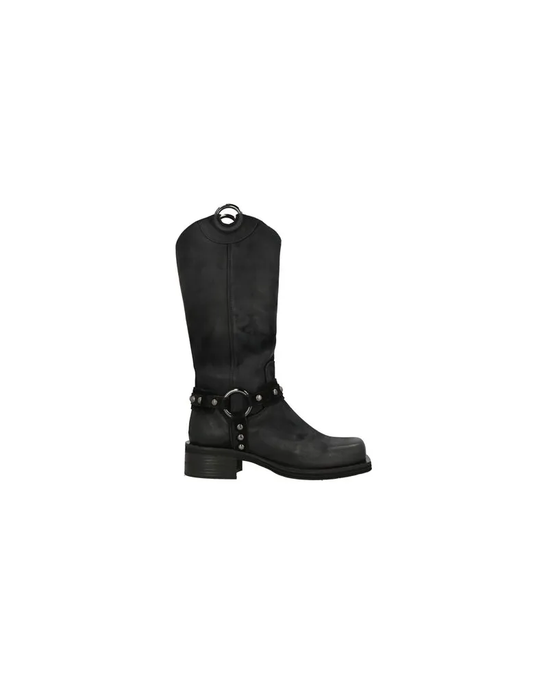 Divine Follie SCHUHE - Stiefelauf YOOX.COM Schwarz