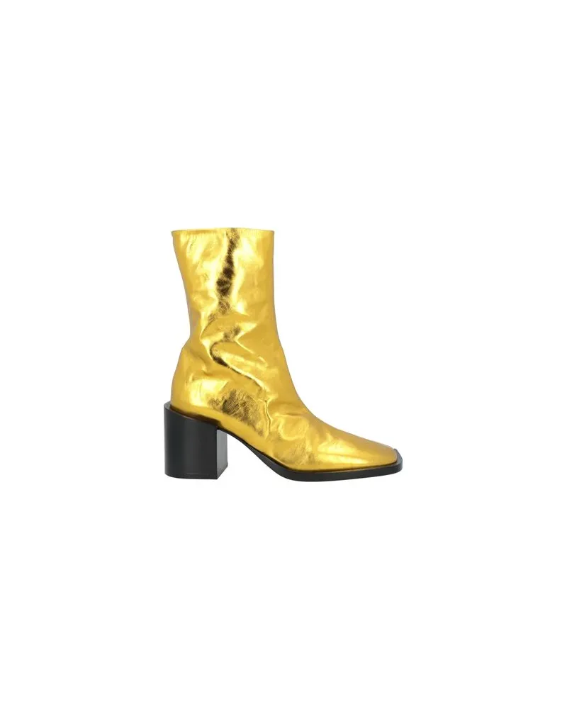 Jil Sander SCHUHE - Stiefelettenauf YOOX.COM Gold