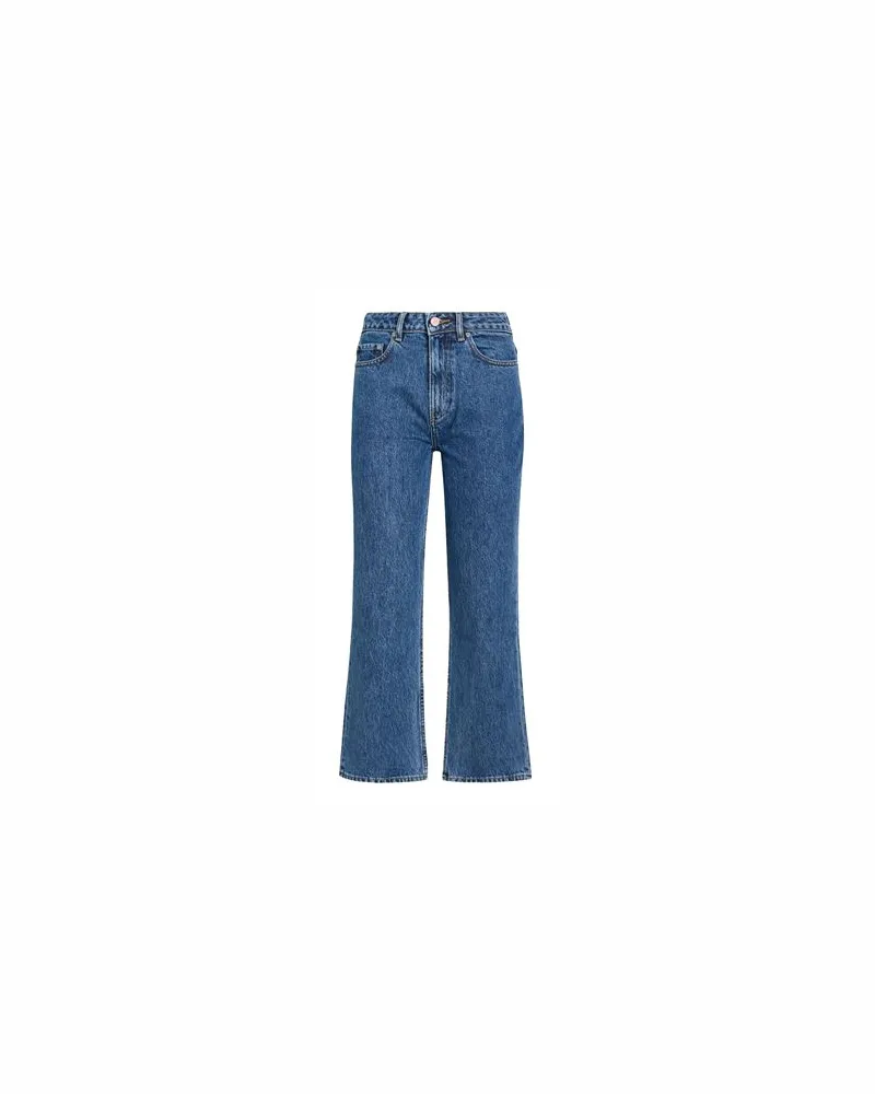 Ganni HOSEN & RÖCKE - Jeanshosenauf YOOX.COM Blau