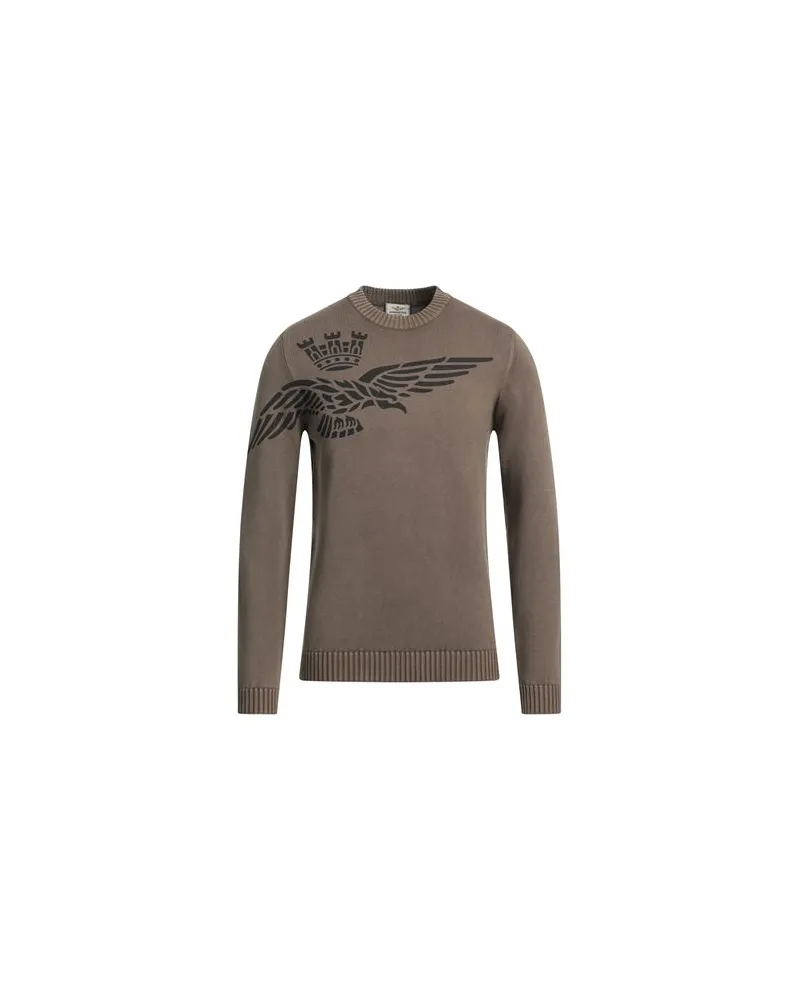 Aeronautica Militare STRICKWAREN - Pulloverauf YOOX.COM Khaki