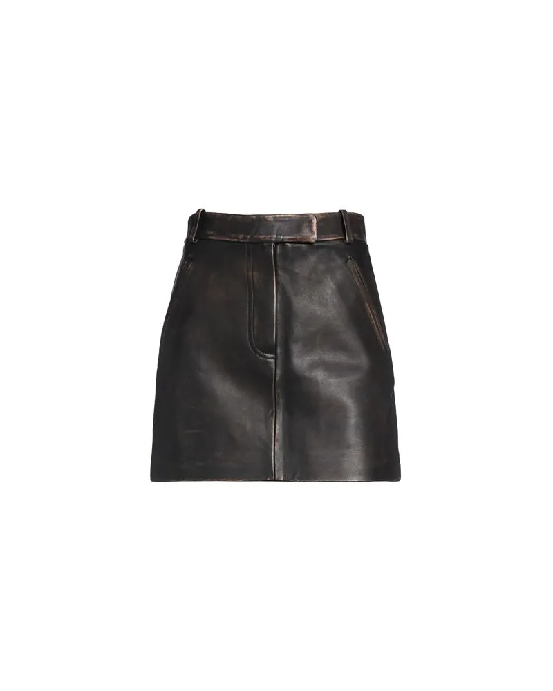 TELA HOSEN & RÖCKE - Miniröckeauf YOOX.COM Dunkelbraun