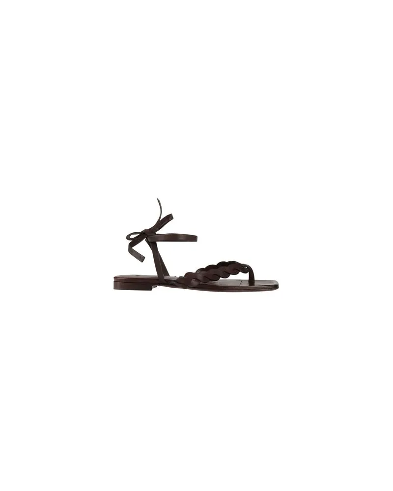 Hazy SCHUHE - Zehentrennerauf YOOX.COM Dunkelbraun